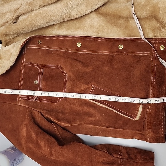 jcpenney Other - JCPenney Tan Shearling Lined Military Jacket Stranger Things Billy Malboro Man